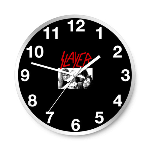 Slayer Reign In Blood Wall Clocks