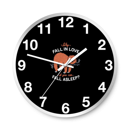Sloth Fall Asleep Wall Clocks Sloth Fall Asleep Wall Clocks
