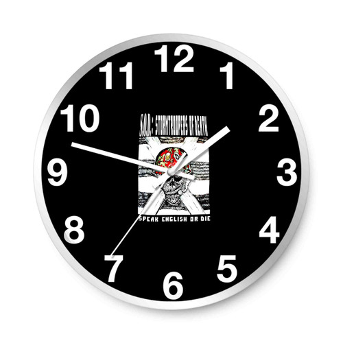 Sod Stormtroopers Of Death Anthrax Nuclear Assault Trash Wall Clocks