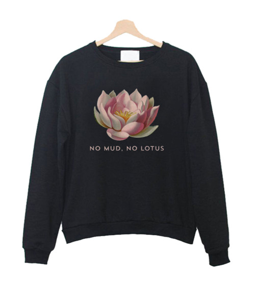 Lotus Flower Sweatshirt Sweater