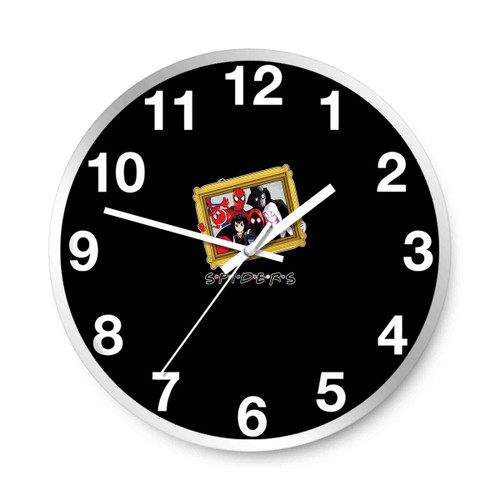 Spider Firends Frame Wall Clocks