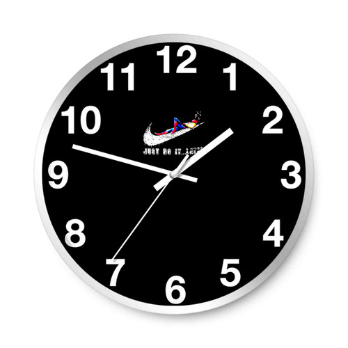 Spider Man Just Do It Later Tom Holland Wall Clocks