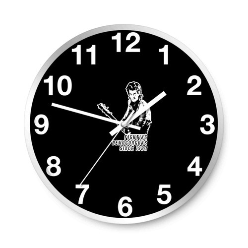 Steve Fighting Stranger Things Season Three Wall Clocks