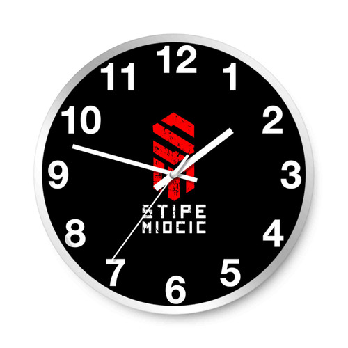 Stipe Miocic Ufc Fighter Logo Wall Clocks