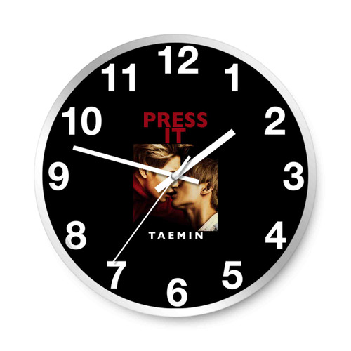 Taemin Press It Album Cover Wall Clocks