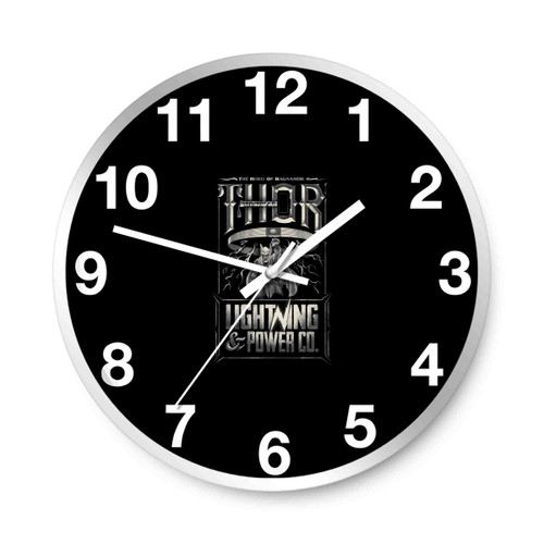 Thor The Hero Of Ragnarok Wall Clocks