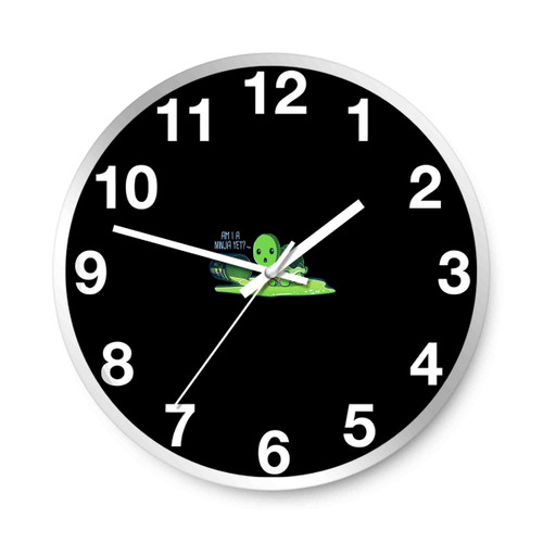 Tmnt Ninja Turtle Born Am I A Ninja Yet Wall Clocks