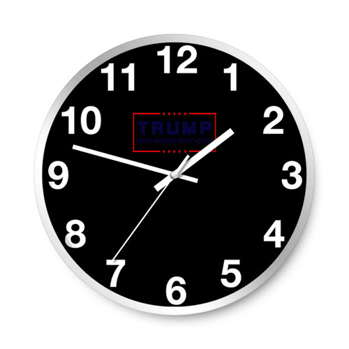 Trump Make America Great Again Maga 2020 Usa Wall Clocks