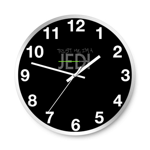 Trust Me I Am A Jedi Wall Clocks