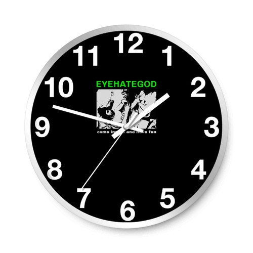 Vintage Eyehategod Doom Metal Nola Come Wall Clocks