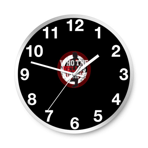 Who The Hell Is Bucky Wall Clocks