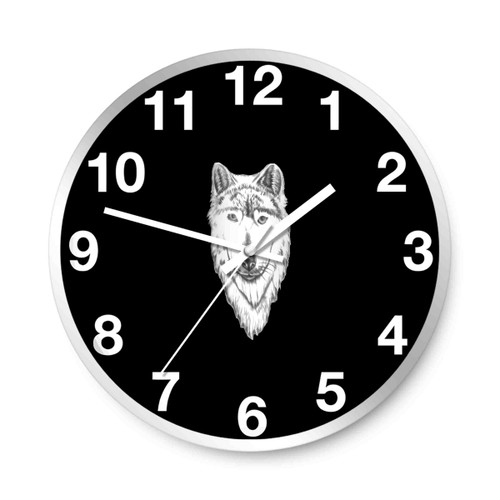 Wild Wolf Wall Clocks