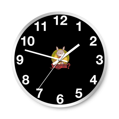 Won%E2%80%99T You Be My Neighbor Totoro Wall Clocks