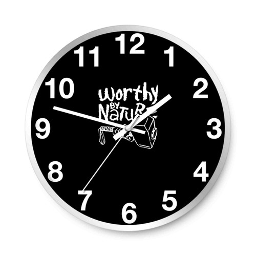 Worthy By Nature Thor Hammer Wall Clocks