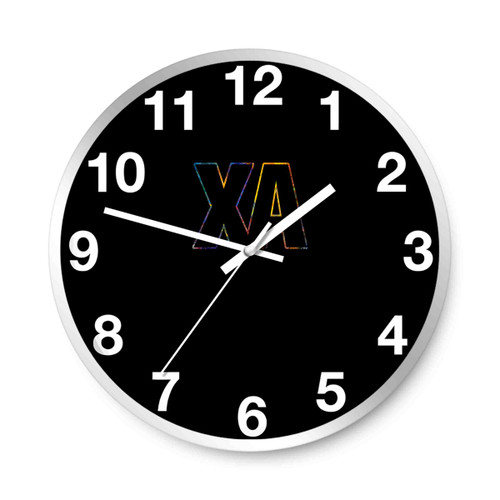 X Ambassadors Logo Xa Classic Wall Clocks