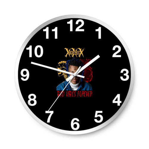 Xxxtentacion Bad Vibes Forever Wall Clocks