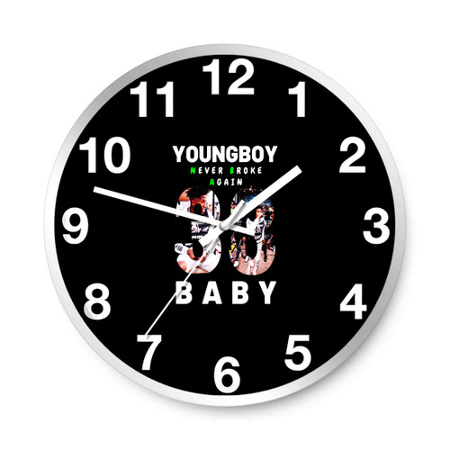 Youngboy Never Broke Again 38 Baby Wall Clocks