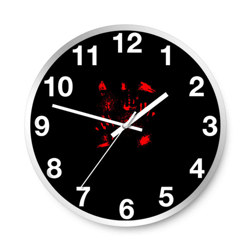 Zombie Killing Shirt Wall Clocks