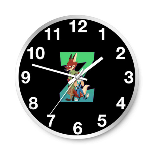 Zootopia Judy And Nick Wall Clocks