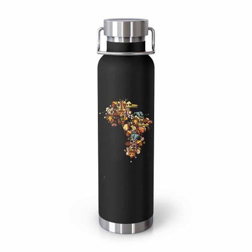 Africa Map Juneteenth Freeish Tumblr Bottle