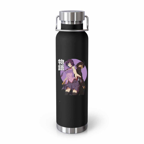 Bakemonogatari Hitagi Senjougahara And Koyomi Araragi Unisex Tumblr Bottle