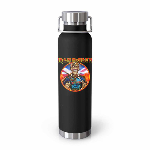 Bootleg Iron Maiden Graphic Tumblr Bottle