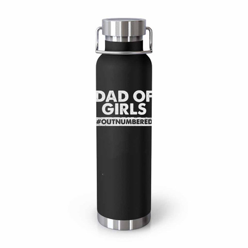 Dad Of Girls Outnumbered Tumblr Bottle