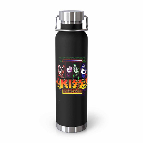 Forever Kiss Band Unmasked Graphic Rock Heavy Metal Tumblr Bottle