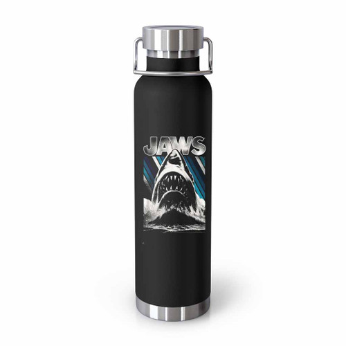 Jaws Blue Stripe Logo Tumblr Bottle