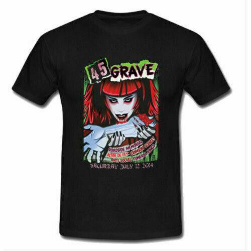 45 Grave Concert Band Man's T-Shirt Tee 45 Grave Concert Band Man's T-Shirt Tee