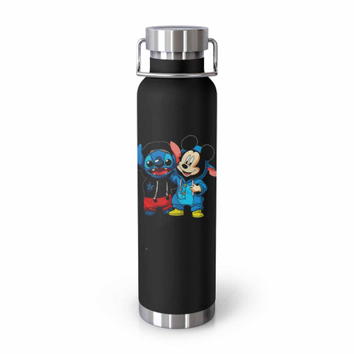 Mickey Mouse With Stitch Tumblr Bottle