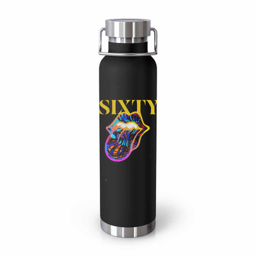 The Rolling Stones Sixty Years Cyberdelic Tongue Tumblr Bottle