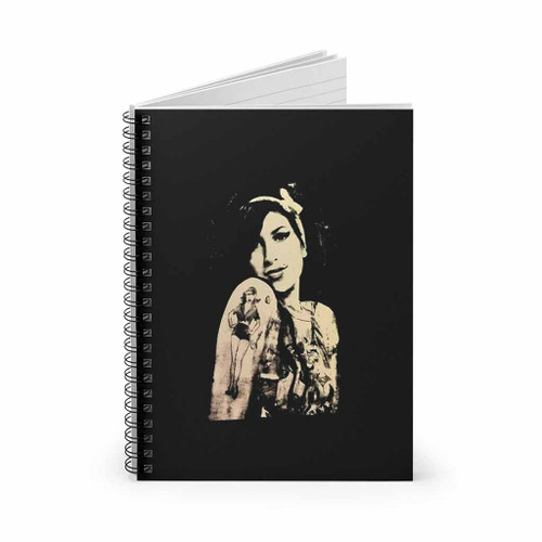 Amy Winehouse Rnb Soul Spiral Notebook