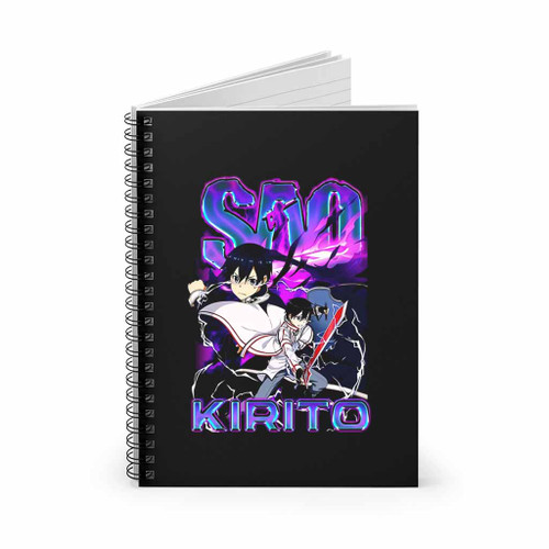 Anime Sao Kirito Spiral Notebook