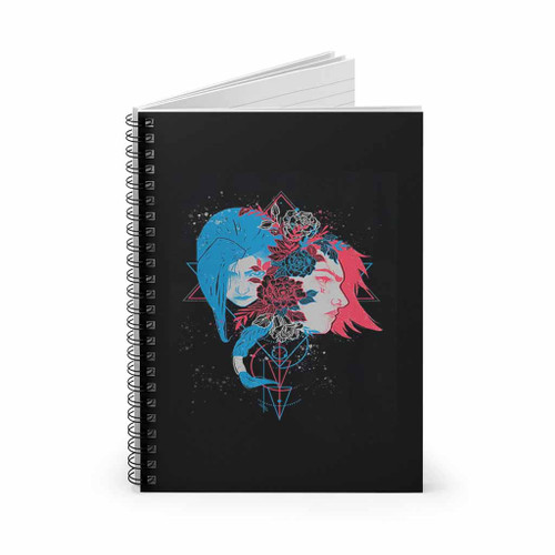 Arcane Jinx And Vi Spiral Notebook