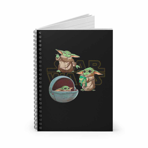 Baby Yoda Grogu Spiral Notebook