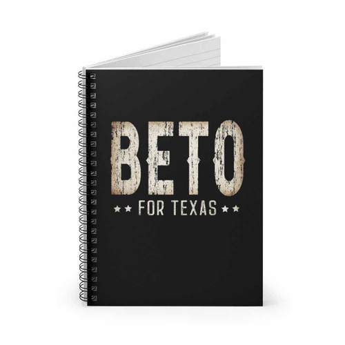 Beto For Texas Spiral Notebook