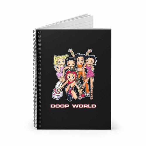 Betty Boop Spice Girls Boop Spice World Spiral Notebook