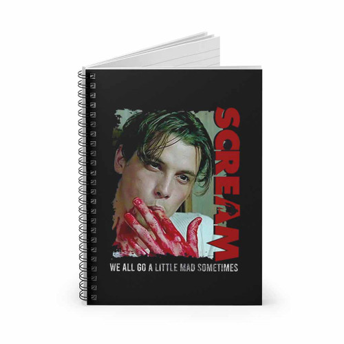 Billy Loomis Scream Horror Movie 90S Spiral Notebook