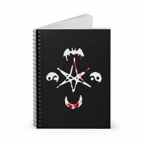 Bring Me The Horizon Symbols Vintage Spiral Notebook