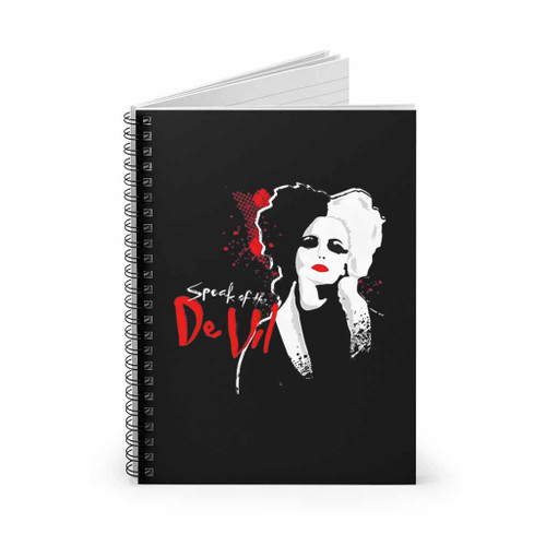 Cruella Speak Of The De Vil Disney Spiral Notebook