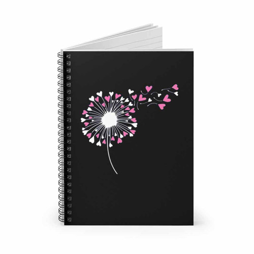 Dandelion Valentine Spiral Notebook Dandelion Valentine Spiral Notebook