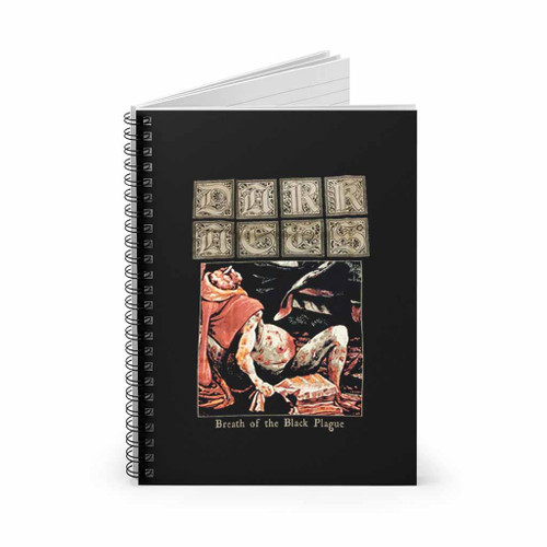 Dark Ages Breath Of The Black Plague Spiral Notebook