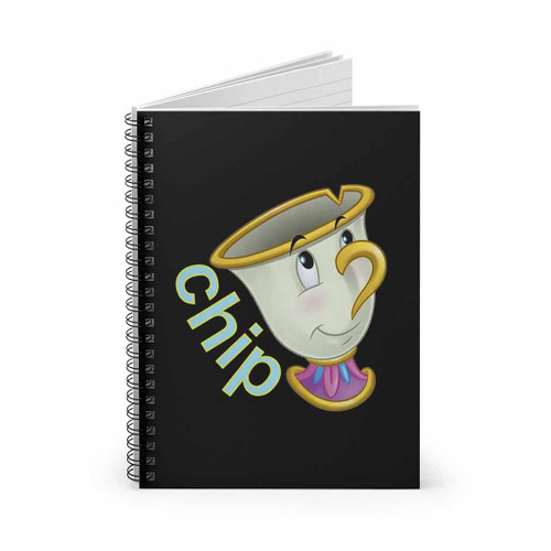 Disney Beauty And The Beast Chip Spiral Notebook
