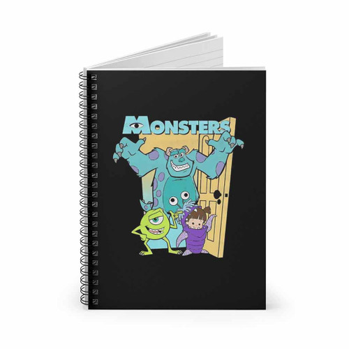 Disney Monsters Inc Mike Sully Boo Spiral Notebook