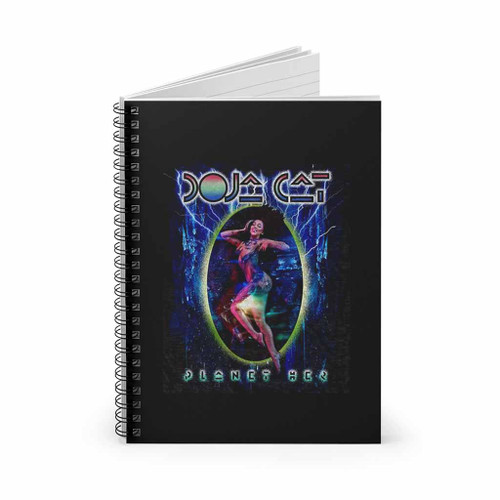 Doja Cat Planet Her Vintage Spiral Notebook