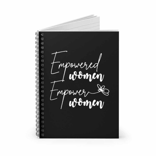 Empowered Woman Logo Art Spiral Notebook