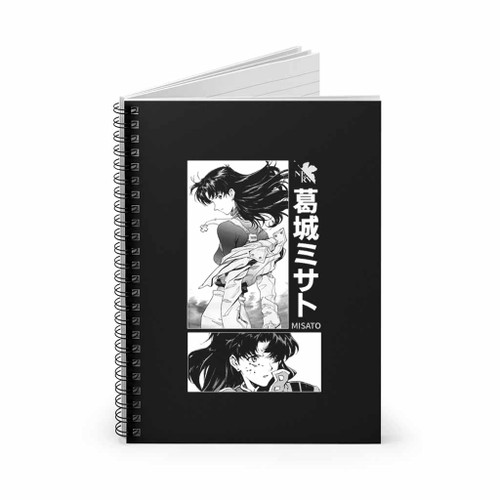 Evangelion Misato Neon Genesis Evangelion Misato Katsuragi Spiral Notebook