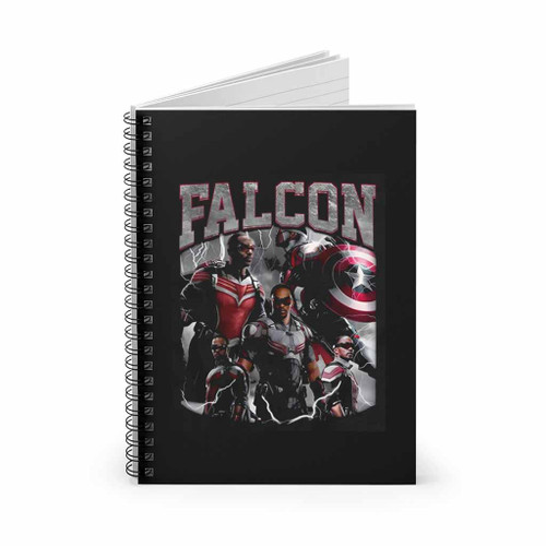 Falcon Poster Marvel Avenger Spiral Notebook