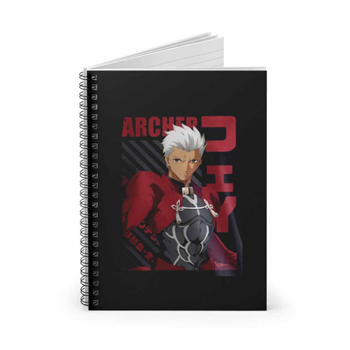 Fate Stay Night Archer Anime Spiral Notebook